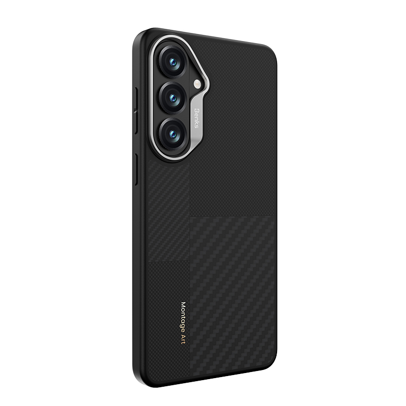 Benks Montage Magnetic Armor Pro Kevlar Case Metal Frame 600D+1500D (L048) for Samsung Galaxy S26 , barva černá