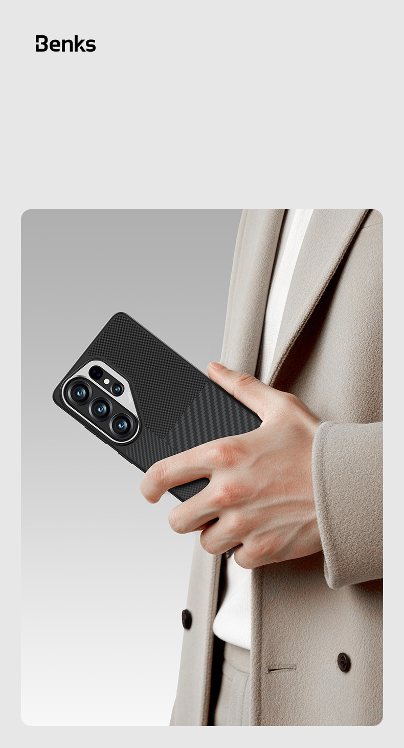 Benks Montage Magnetic Armor Pro Kevlar Case Metal Frame 600D+1500D (L048) for Samsung Galaxy S26 , barva černá