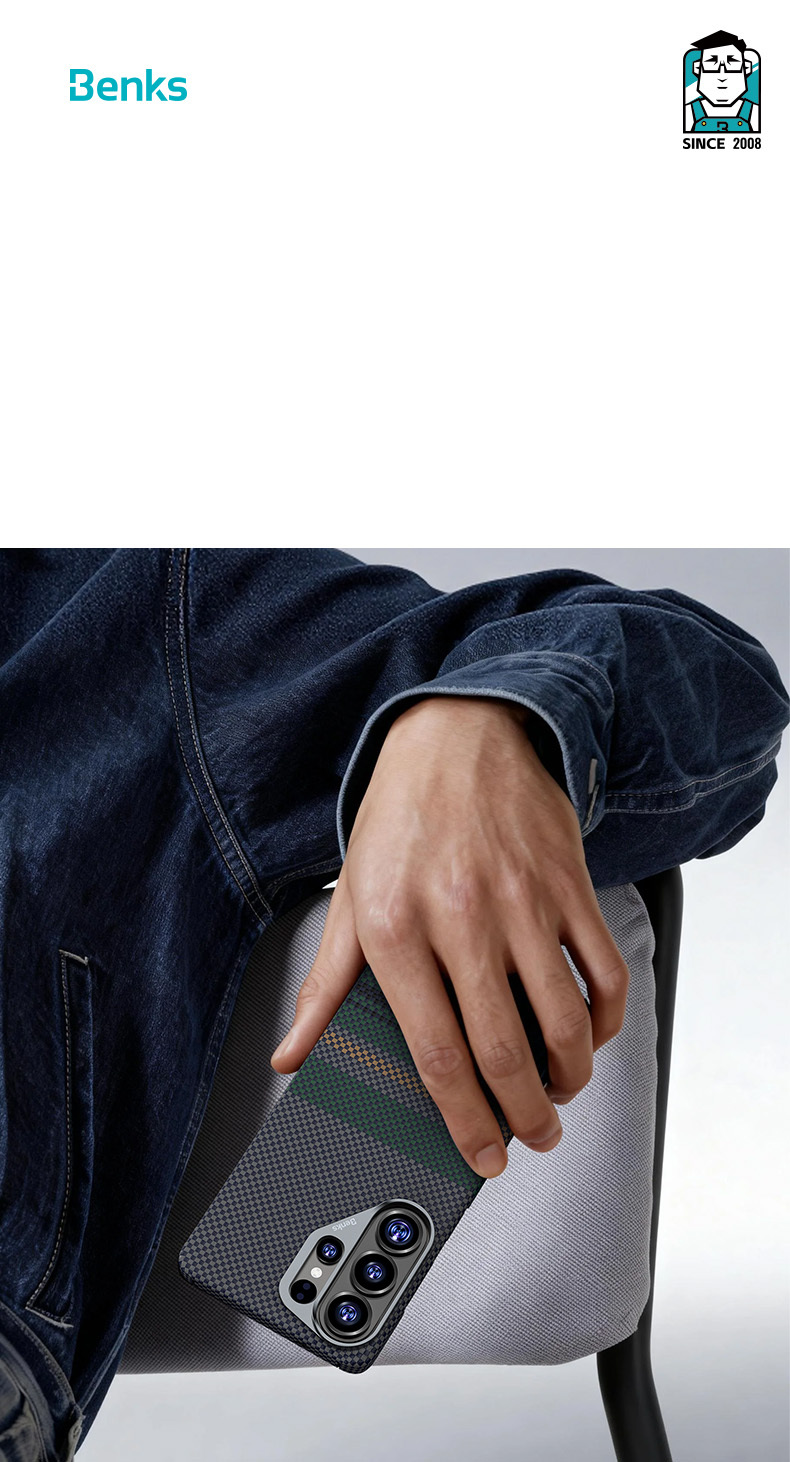 Benks Magnetic Armor Air Aurora Kevlar 600D Case (C049) for Samsung Galaxy S26 Plus