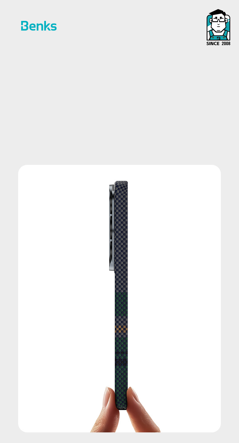 Benks Magnetic Armor Air Aurora Kevlar 600D Case (C049) for Samsung Galaxy S26 Plus