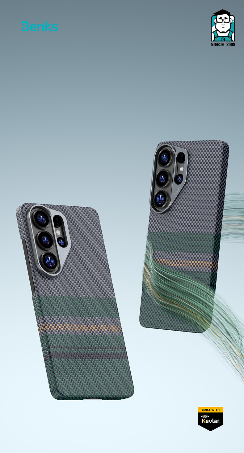 Benks Magnetic Armor Air Aurora Kevlar 600D Case (C049) for Samsung Galaxy S26 Plus