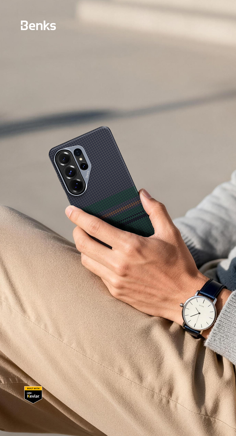 Benks Magnetic Armor Pro Aurora Kevlar 600D Case (D050) for Samsung Galaxy S26 Ultra
