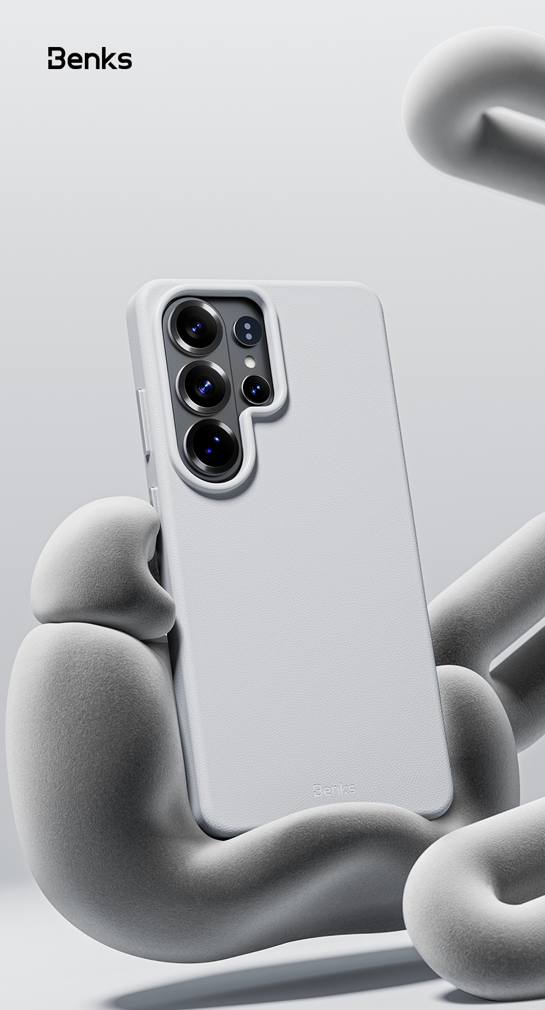 Benks Magnetic Vita Pro Silicone Case (A050) for Samsung Galaxy S26 Ultra , barva šedá