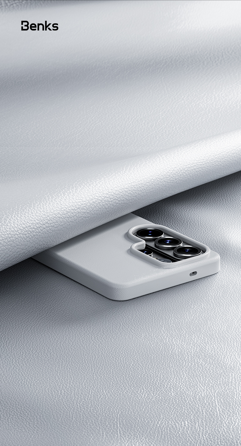 Benks Magnetic Vita Pro Silicone Case (A050) for Samsung Galaxy S26 Ultra , barva šedá