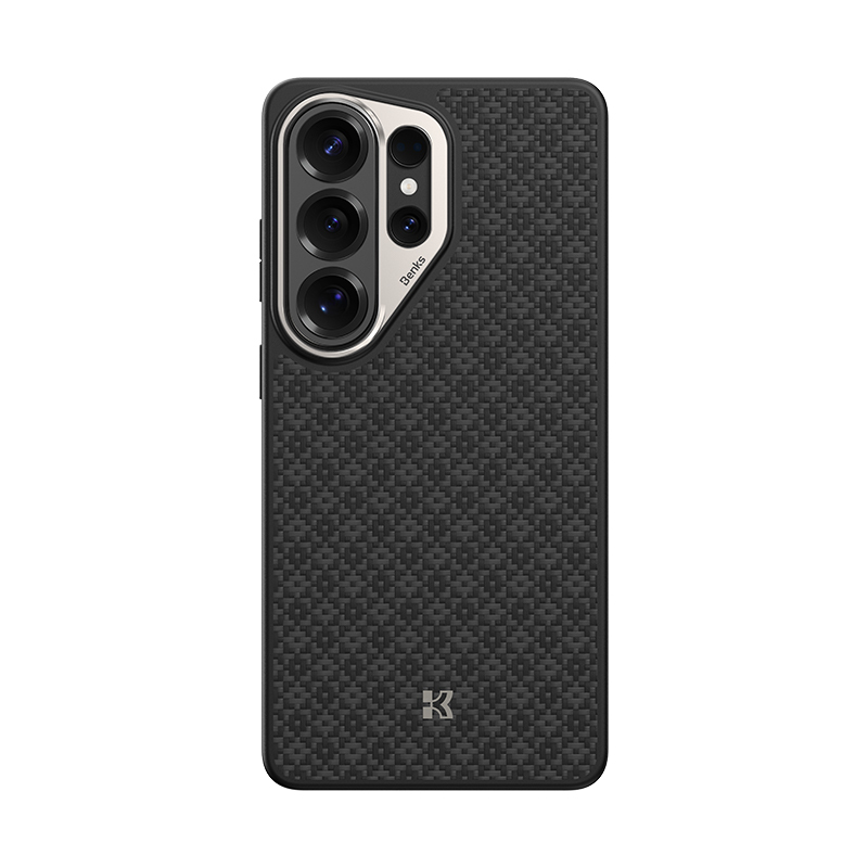 Benks Magnetic Armor Pro Armor Grid Kevlar Case Metal Frame 600D (H050) for Samsung Galaxy S26 Ultra , barva černá