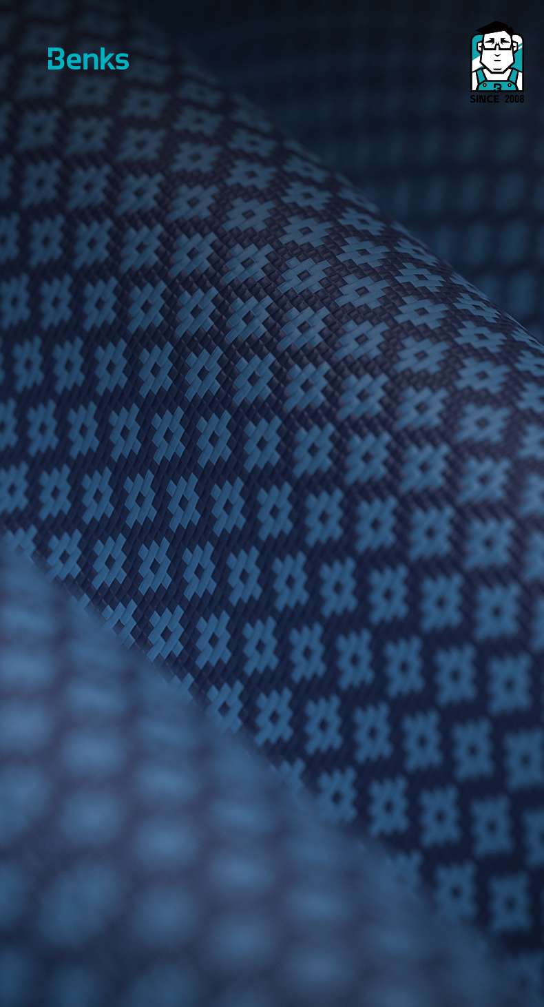 Benks Magnetic Armor Air Armor Grid Kevlar Case Metal Frame 600D (A049) for Samsung Galaxy S26 Plus , barva modrá