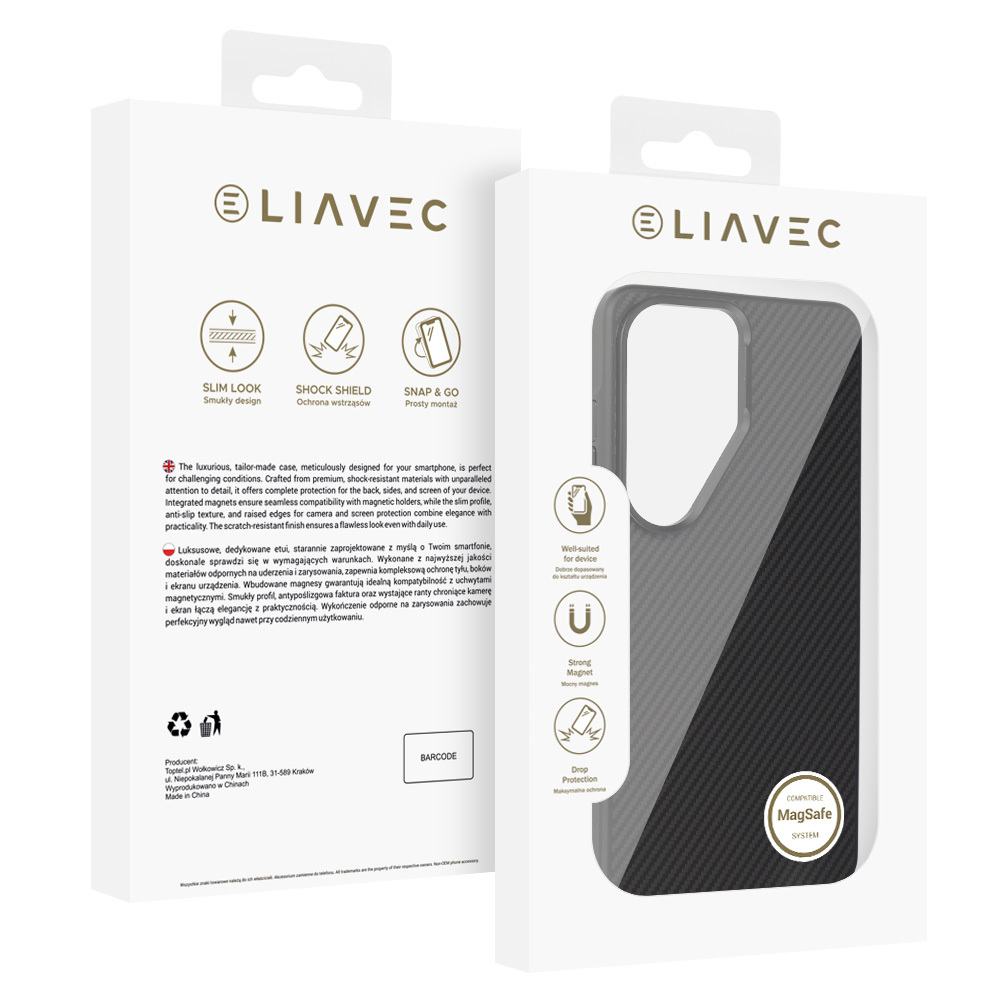 Liavec Carbon Core Case for Samsung Galaxy S26 Ultra