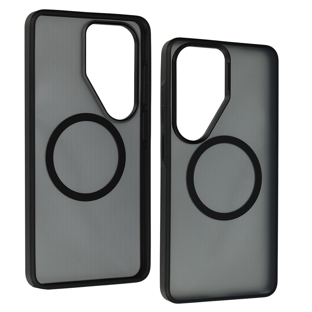 Liavec Soft Case Metal Frame for Samsung Galaxy S26 Ultra , barva černá