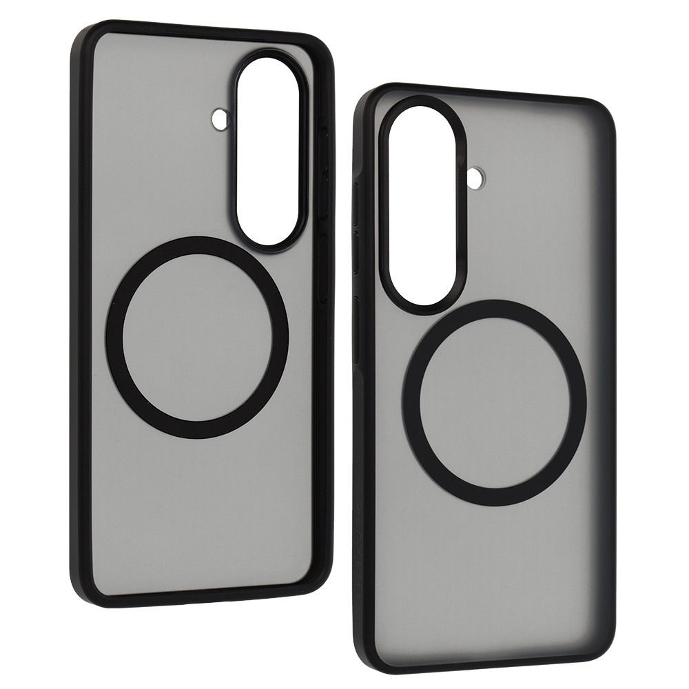 Liavec Soft Case Metal Frame for Samsung Galaxy S26 Plus , barva černá