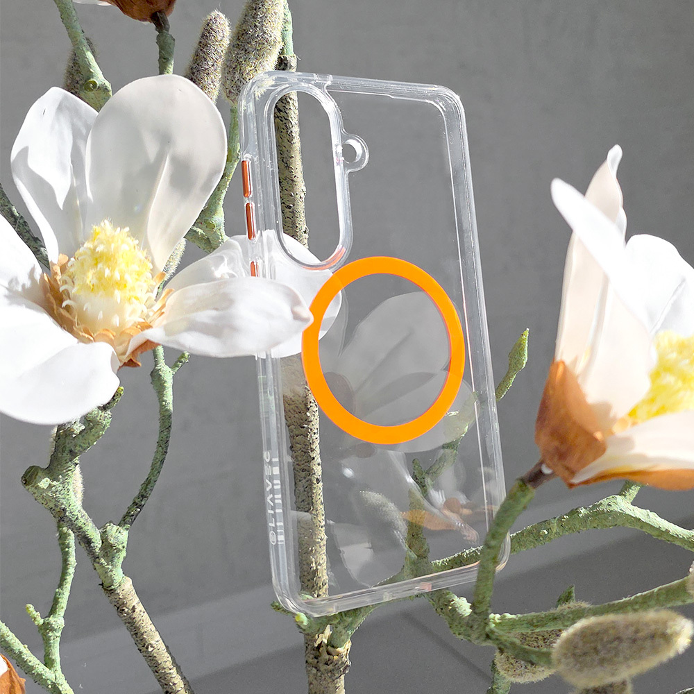 Liavec Pure Case for Samsung Galaxy S26 Plus orange