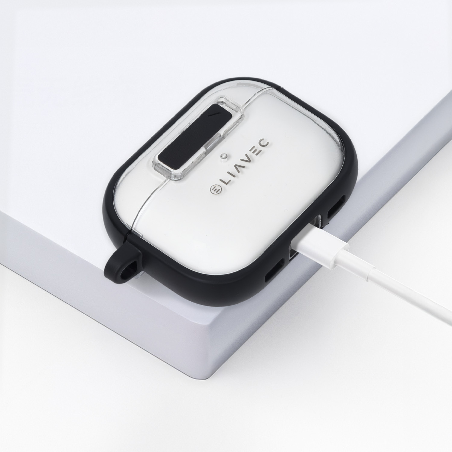 Liavec SlideLock Case for Apple AirPods Pro 3 , barva čirá-, barva černá