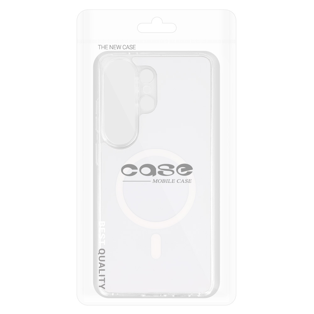 Glossy Magsafe Case for Samsung Galaxy S26 Ultra , barva bílá