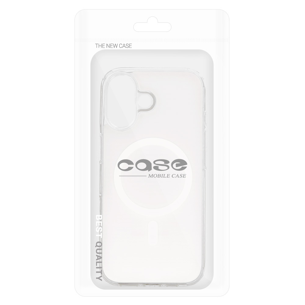 Glossy Magsafe Case for Apple iPhone 16 , barva bílá