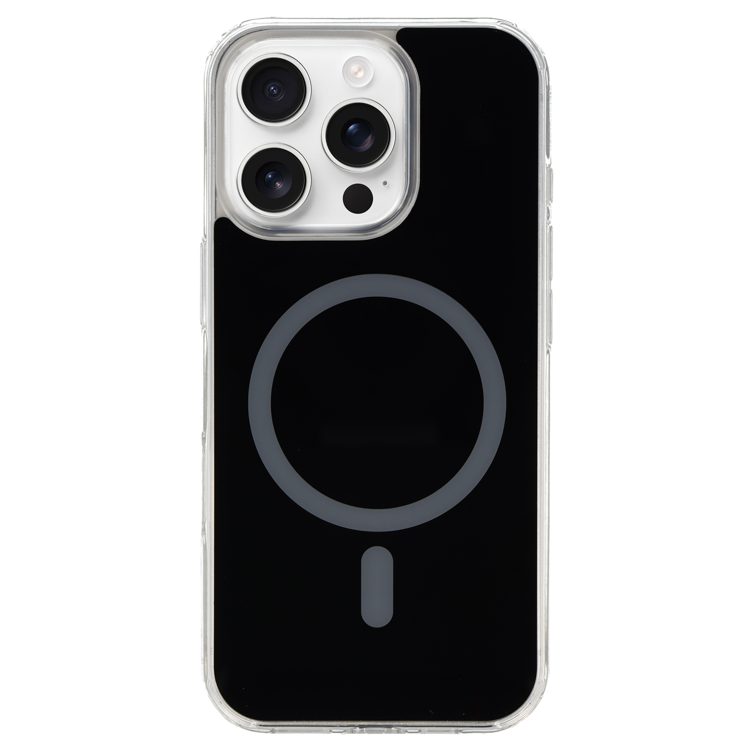 Glossy Magsafe Case for Apple iPhone 15 Pro , barva černá