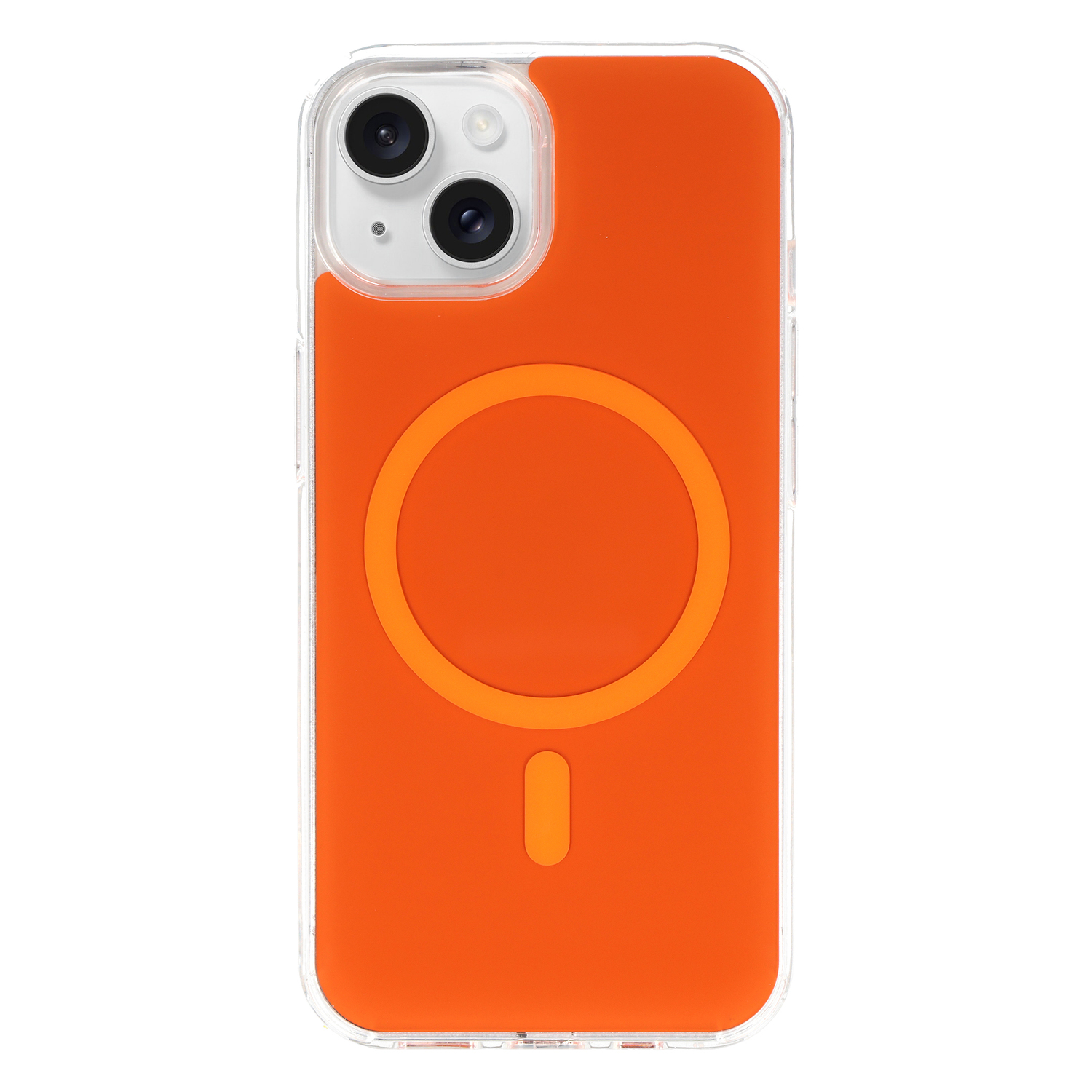 Glossy Magsafe Case for Apple iPhone 13/14 orange
