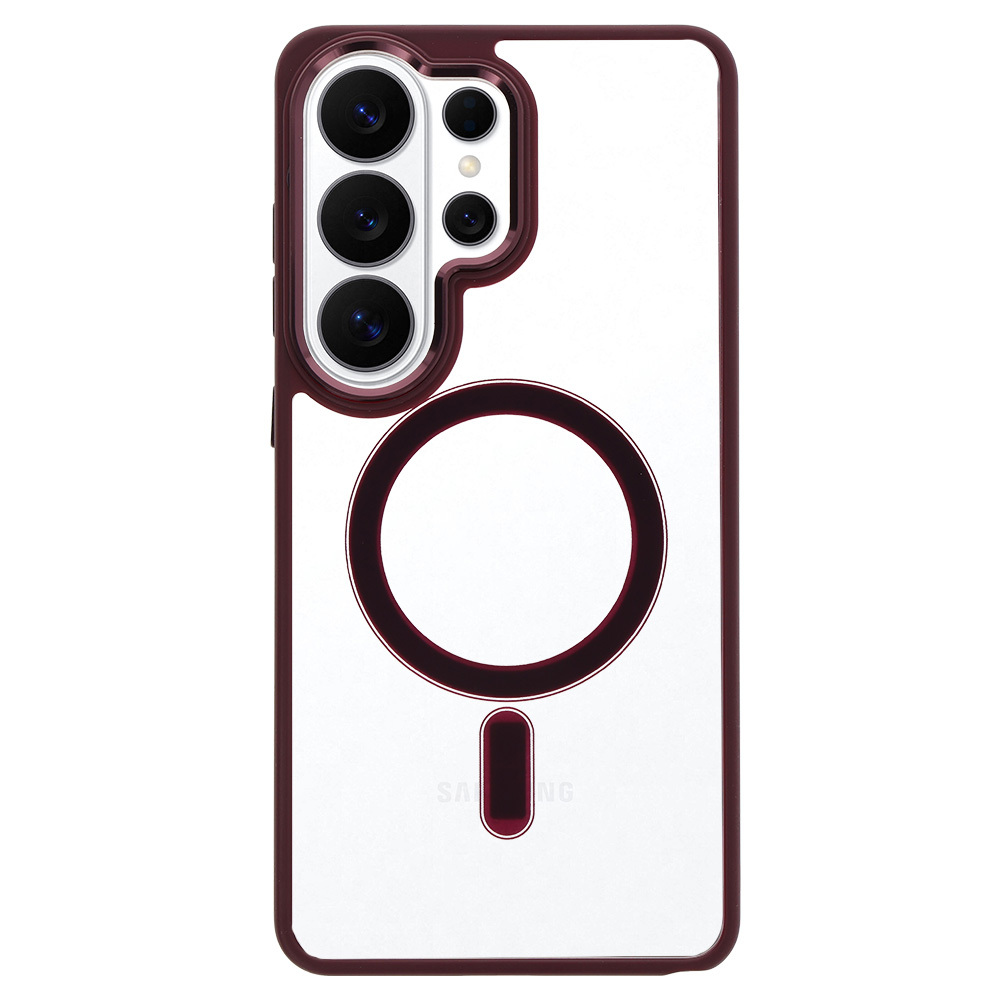 Kryt Metallic Magsafe pro Samsung Galaxy S26 , barva vínová