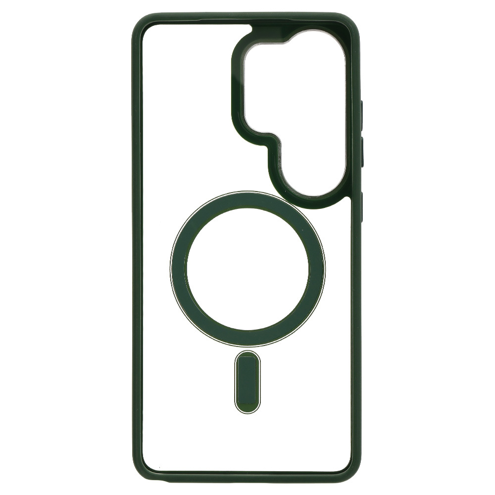 Kryt Metallic Magsafe pro Samsung Galaxy S25 , barva zelená