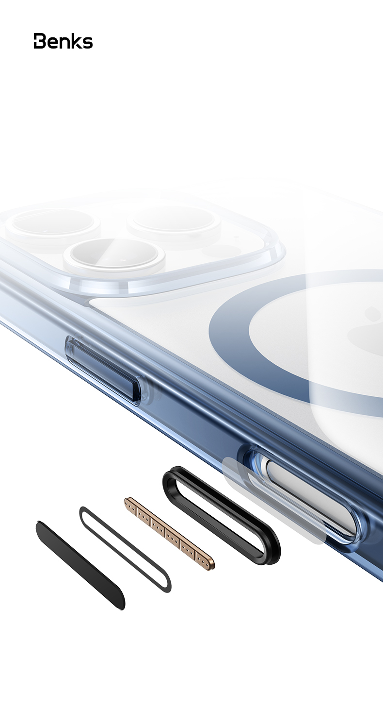 Benks Magnetic Lucent Pro Case for Apple iPhone 16 Pro , barva zelená