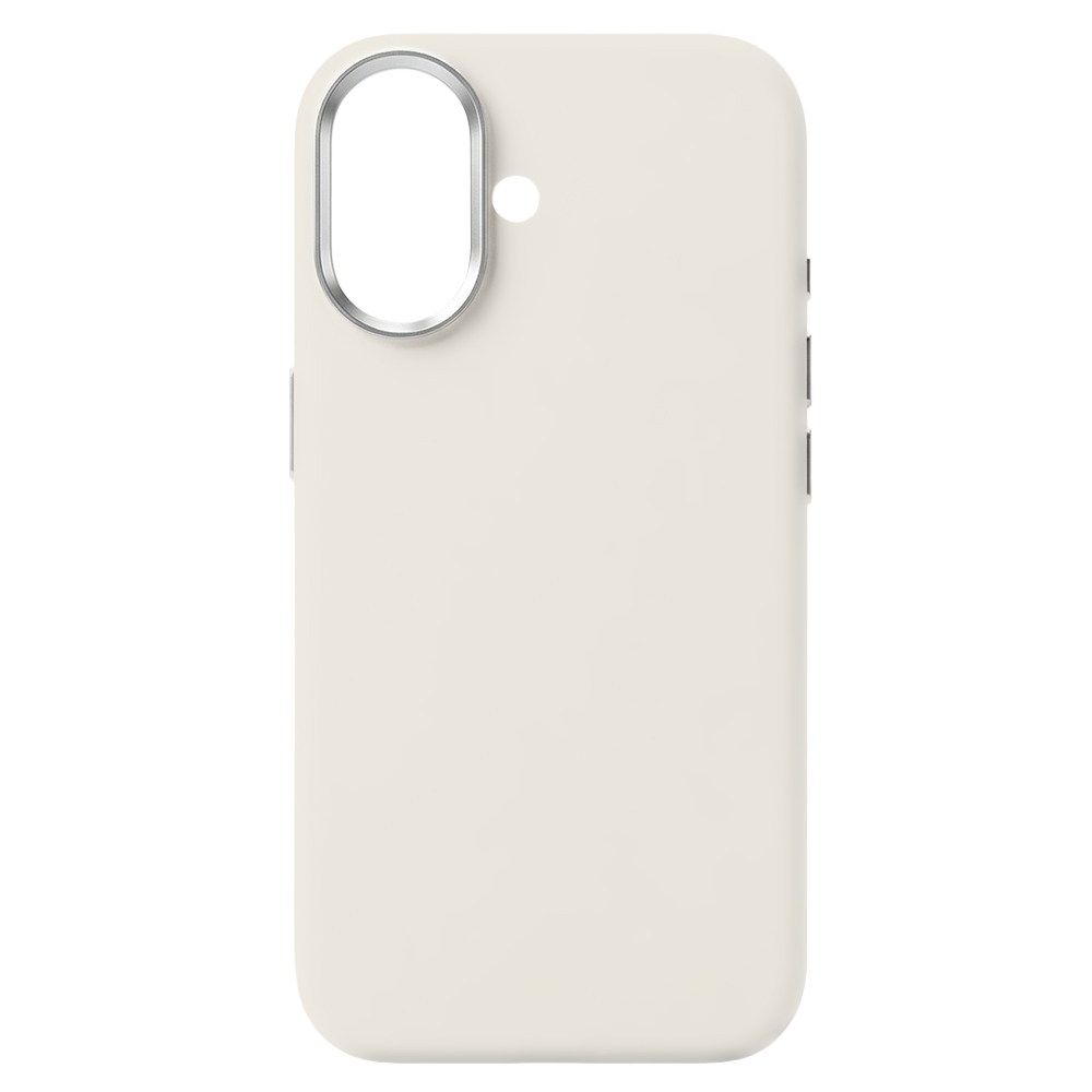 Liavec Silky Case with Metal Camera Frame for Apple iPhone 17 beige