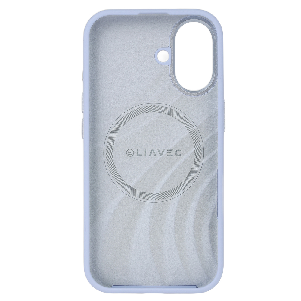 Liavec Silky Case with Metal Camera Frame for Apple iPhone 17 , barva modrá