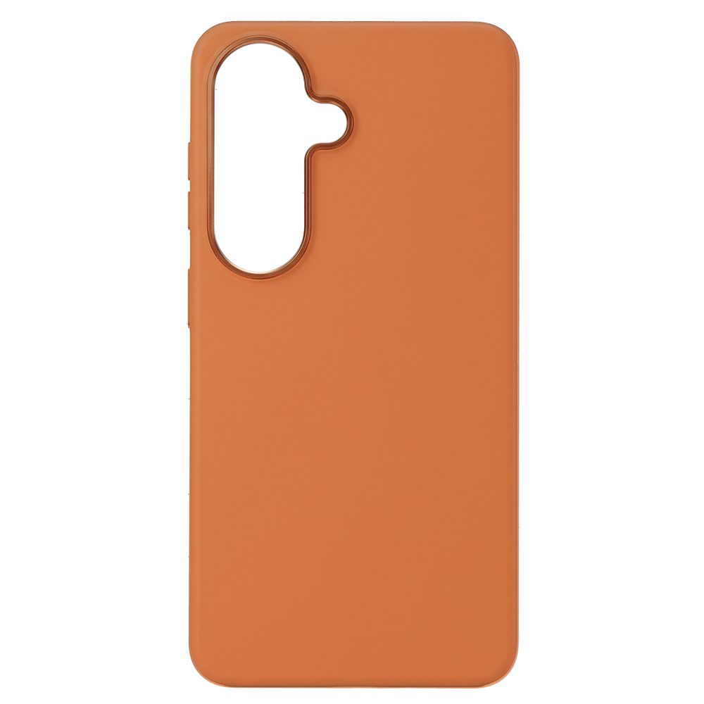 Liavec Silky Case with Metal Camera Frame for Samsung Galaxy S26 Plus orange