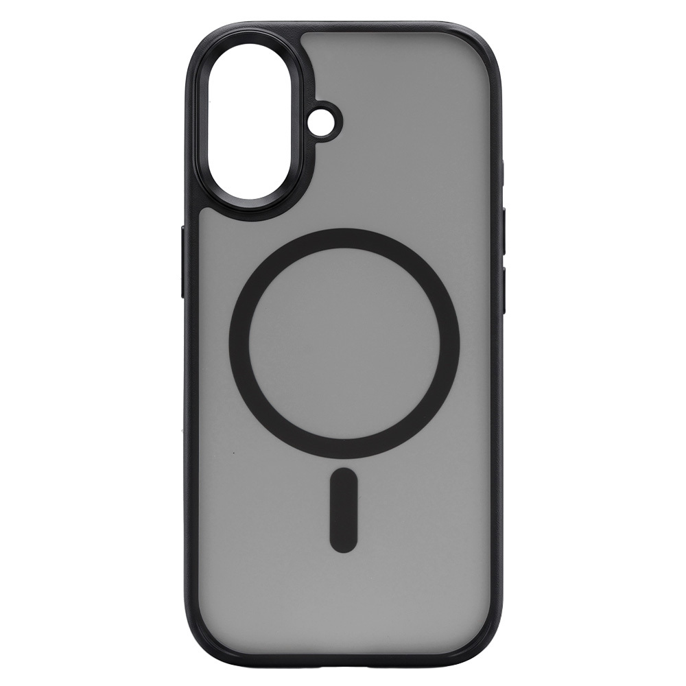 Liavec Cloudy Case with Metal Camera Frame for Apple iPhone 17 , barva černá (Camera Control Button)