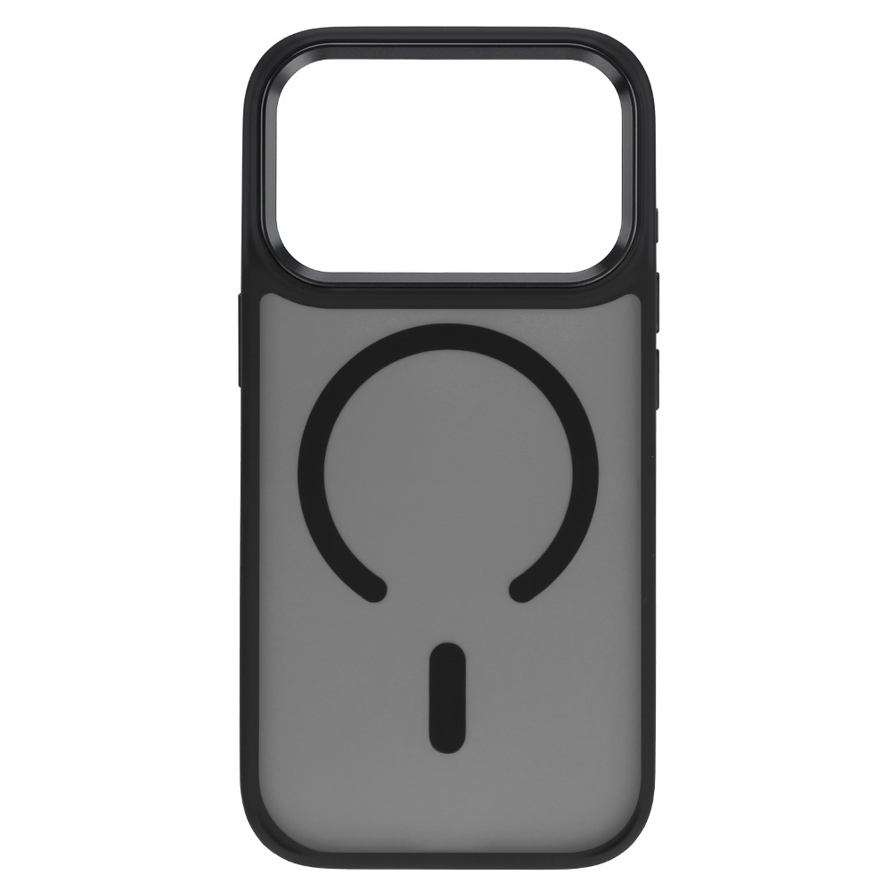 Liavec Cloudy Case with Metal Camera Frame for Apple iPhone 17 Pro , barva černá (Camera Control Button)