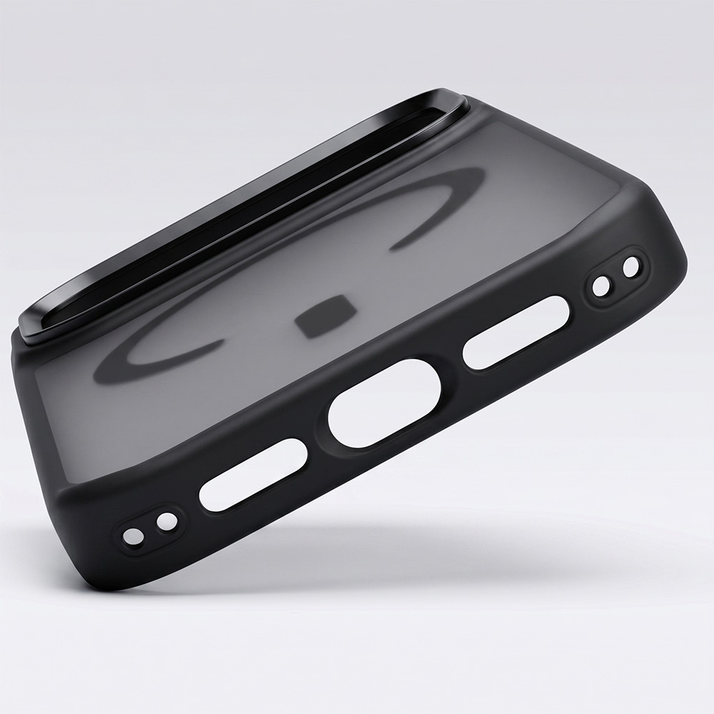 Liavec Cloudy Case with Metal Camera Frame for Apple iPhone 17 Pro , barva černá (Camera Control Button)