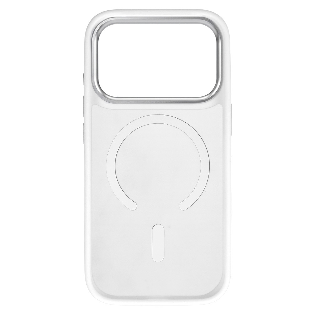 Liavec Cloudy Case with Metal Camera Frame for Apple iPhone 17 Pro , barva bílá (Camera Control Button)