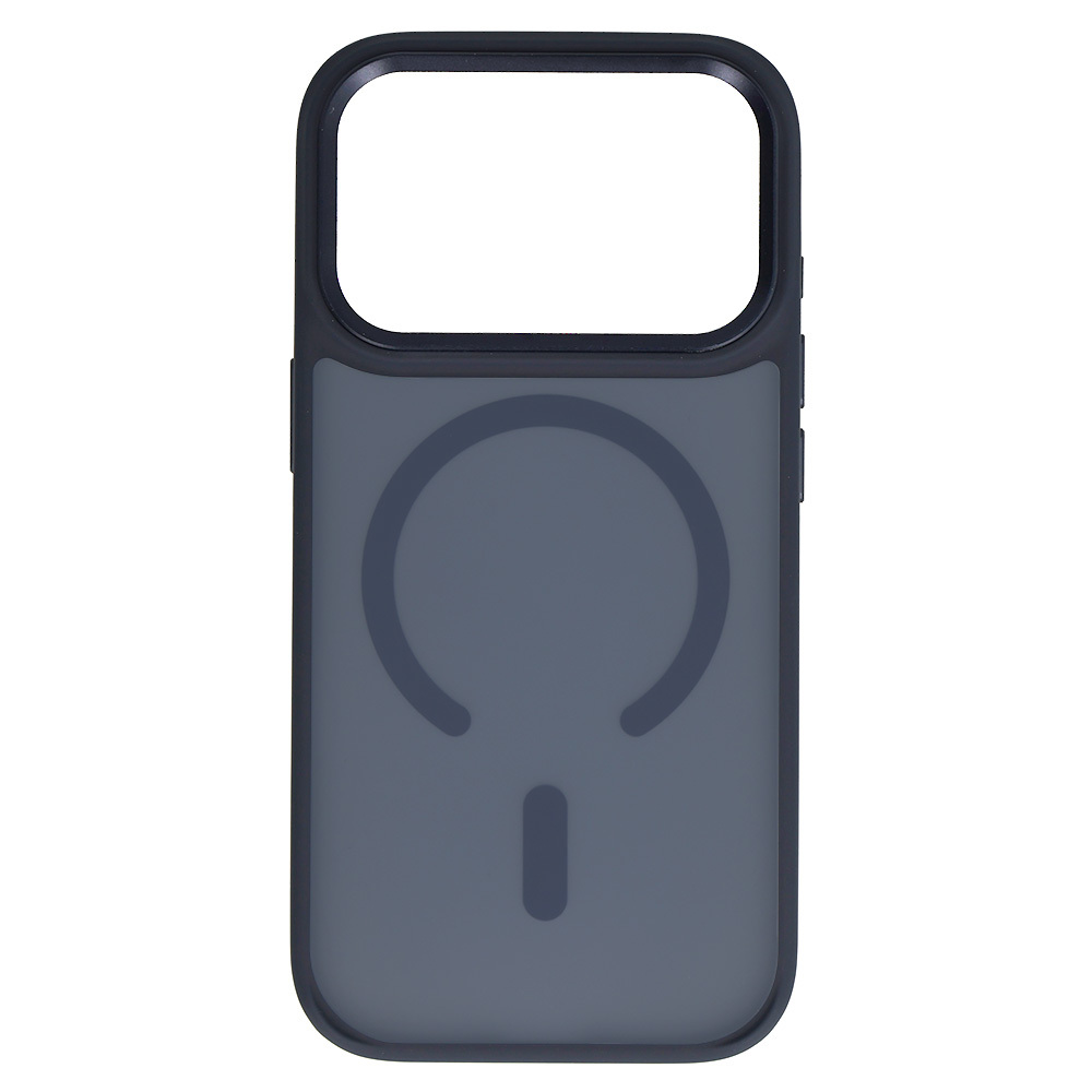 Liavec Cloudy Case with Metal Camera Frame for Apple iPhone 17 Pro Max , barva modrá (Camera Control Button)