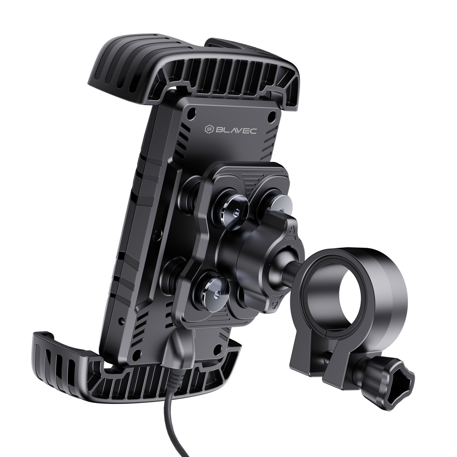 Držák na kolo Blavec  BVC-01 Velo  with induction charging and shock absorbtion (BVC01-ICSAHB) , barva černá