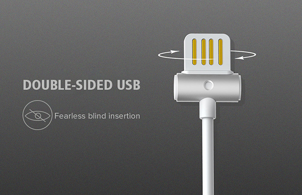 REMAX Kabel Waist Drum RC-082m - USB na Micro USB - Biały