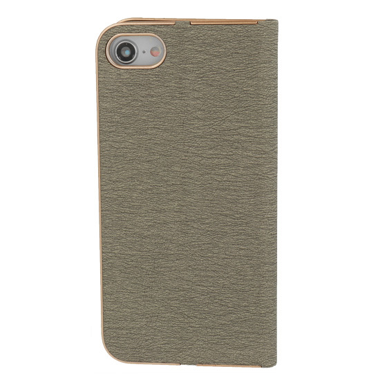 Vennus Knížkové pouzdro s rámečkem pro Apple iPhone 12 Pro Max , barva šedá