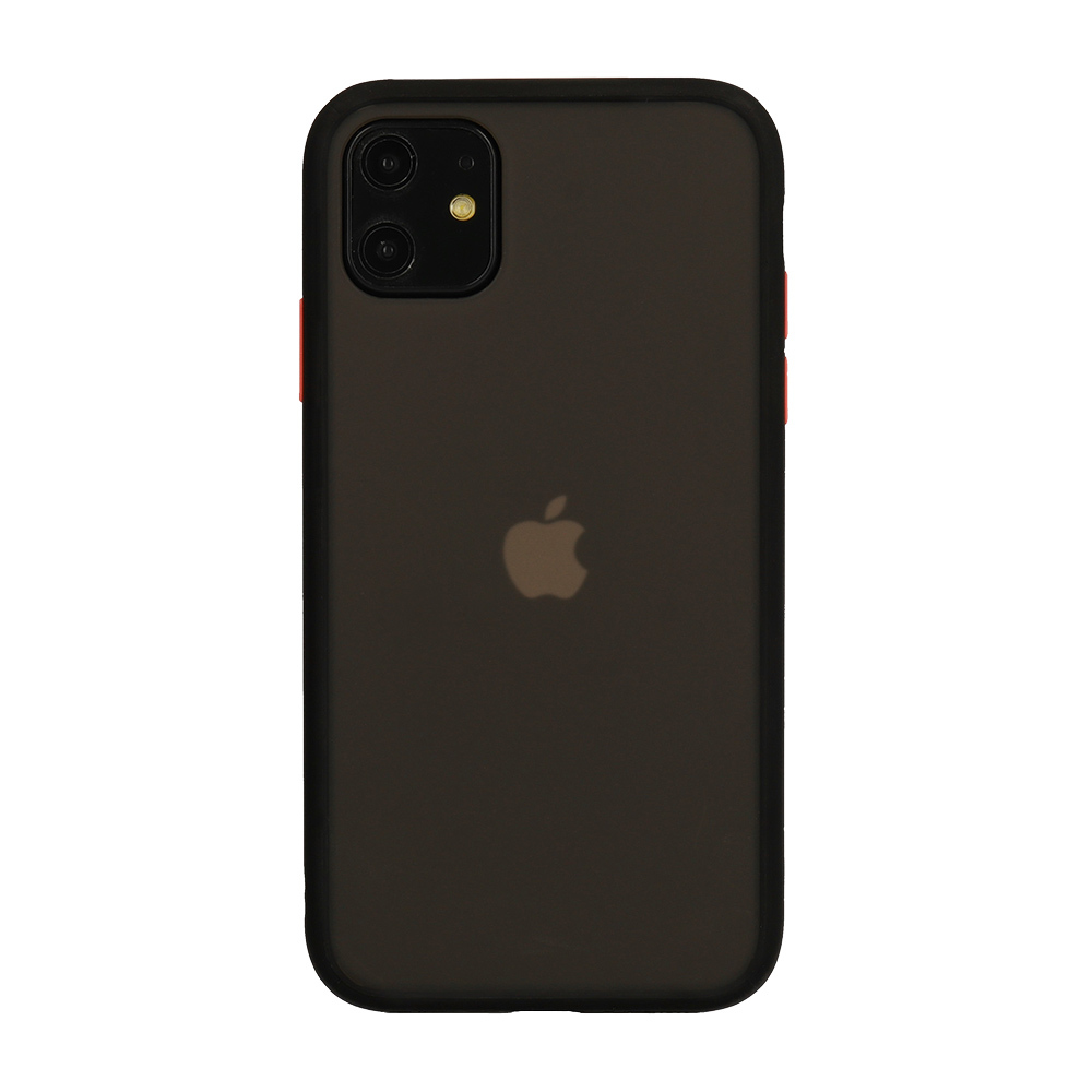 Vennus Color Button Bumper do Xiaomi Redmi 9 Czarny
