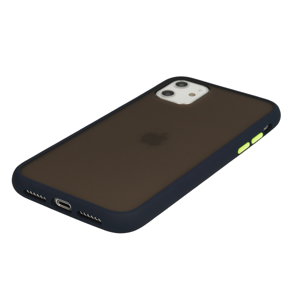 Vennus Color Button Bumper do Xiaomi Redmi 9 Granatowy