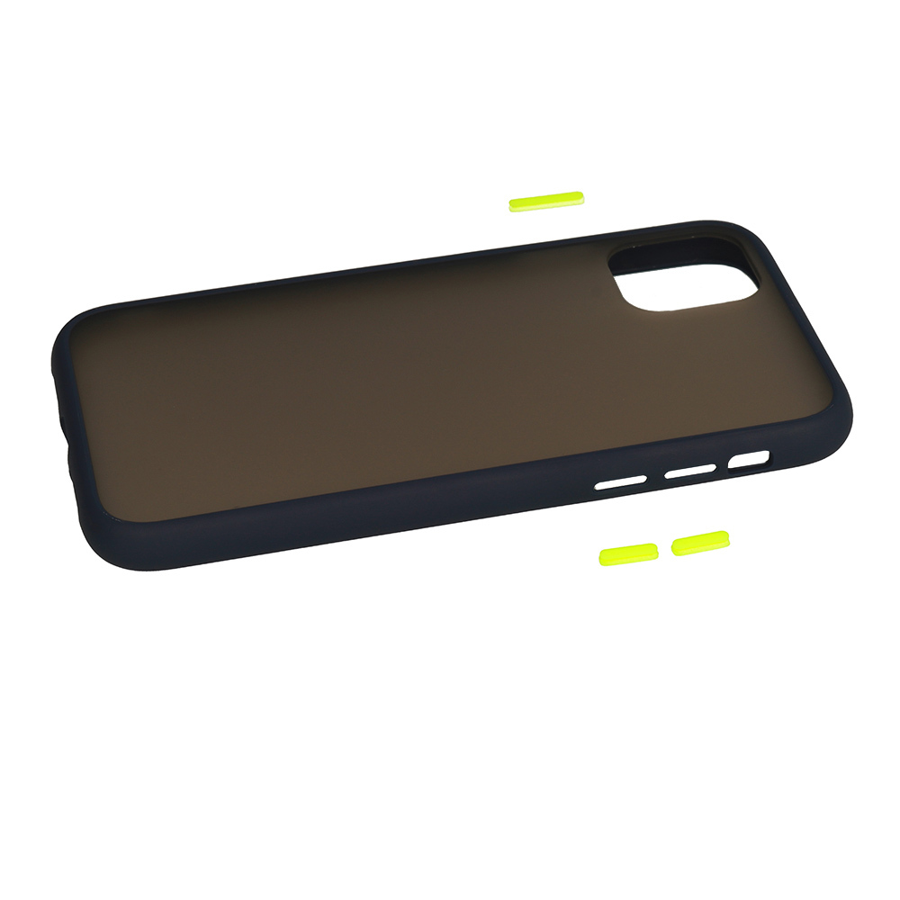 Vennus Color Button Bumper do Xiaomi Redmi 9 Granatowy