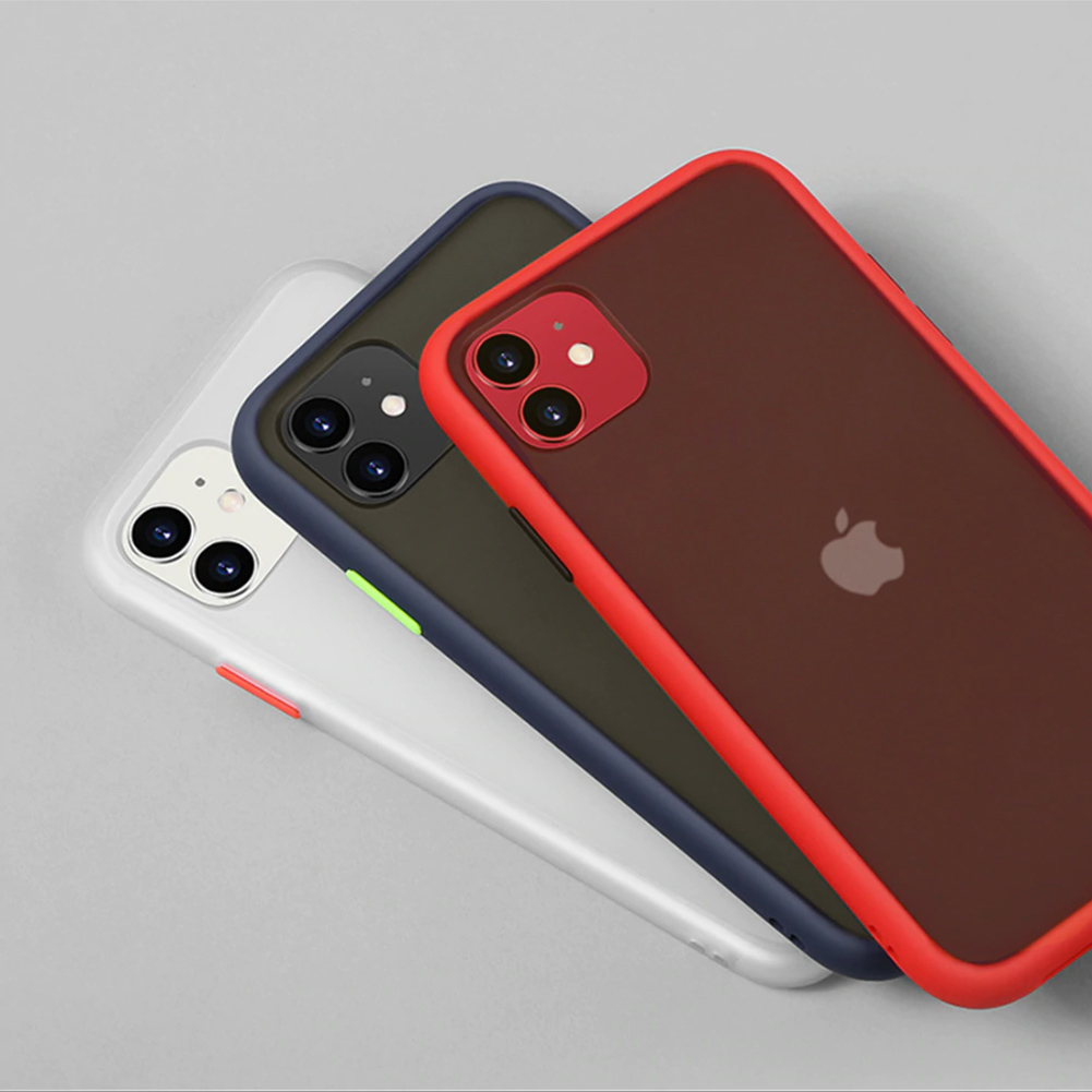 Vennus Color Button Bumper do Xiaomi Redmi 9 Granatowy