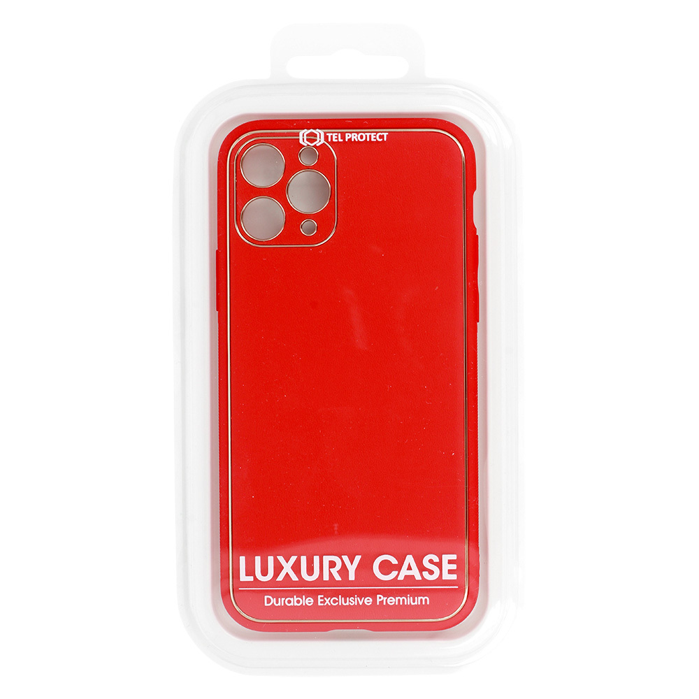 TEL PROTECT Luxury Case do Samsung Galaxy S21 Plus Czerwony