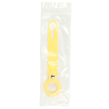 Silicone loop for Airtag yellow
