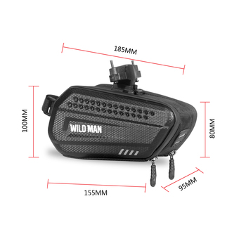 WILDMAN Torba sakwa rowerowa ES7 wodoodporna 1,2L