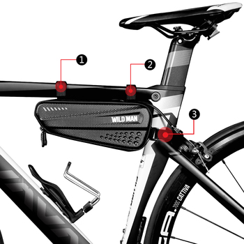WILDMAN Torba sakwa rowerowa ES4 wodoodporna 1,2L