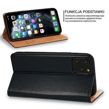 Kabura pozioma BOOK SPECIAL do IPHONE 13 PRO GRANATOWA