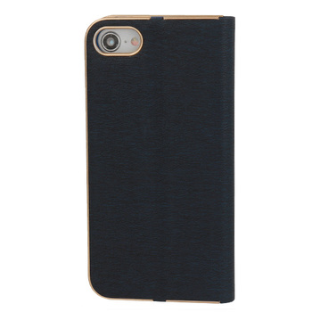 Kabura Vennus Book z ramką do Iphone 13 Pro granatowa