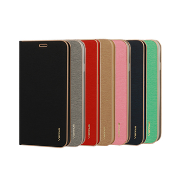 Kabura Vennus Book z ramką do Iphone 13 Pro granatowa