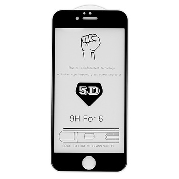 Hartowane szkło Full Glue 5D do IPHONE 6/6S (4,7") CZARNY