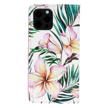 Smart Book Flower do Iphone 13 Pro Wzór 1