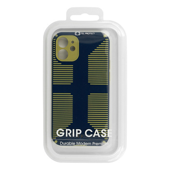 TEL PROTECT Grip Case for Iphone 13 Pro Max Navy