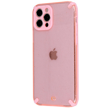 Armor Glitter Case do Iphone 12 Pro różowy
