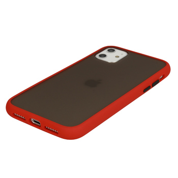 Vennus Color Button Bumper do Iphone 11 Pro Czerwony