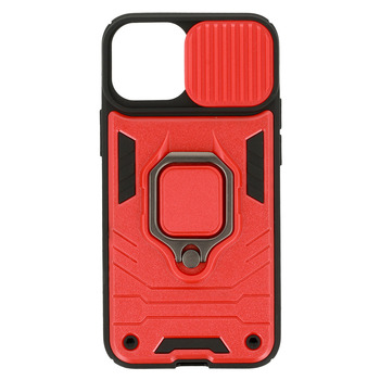 Ring Lens Case for Iphone 13 Mini Red
